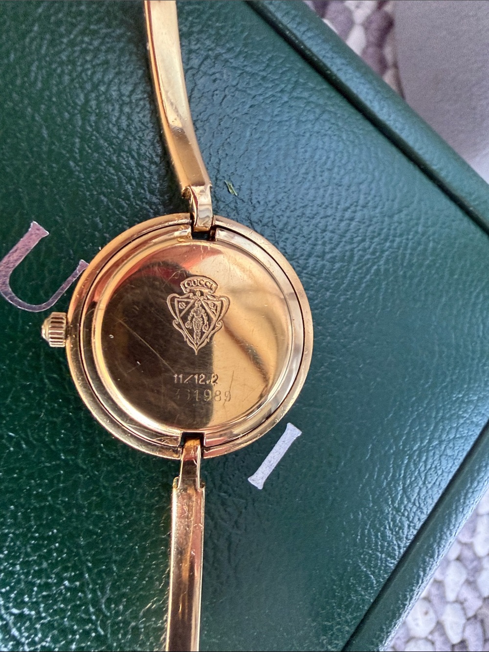 Gucci Women’s Gold Bracelet Watch with Turquoise Dial and Multicolor Bezels - Picture 8 of 8
